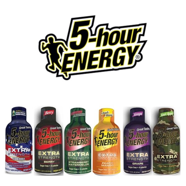 5-Hour Energy Shots Extra Strength - 12 / Display