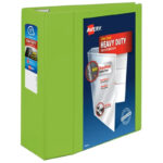 Avery Heavy-Duty View Chartreuse 5" Binder (79815)