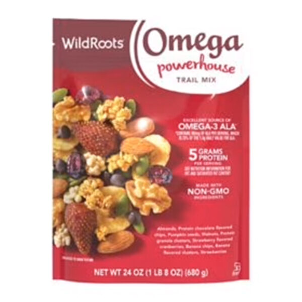 WildRoots Omega Powerhouse Trail Mix, 24 oz.Pack of 2